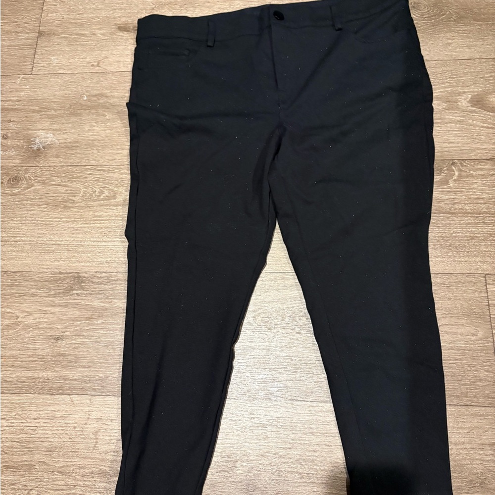 Glitter Black Pants